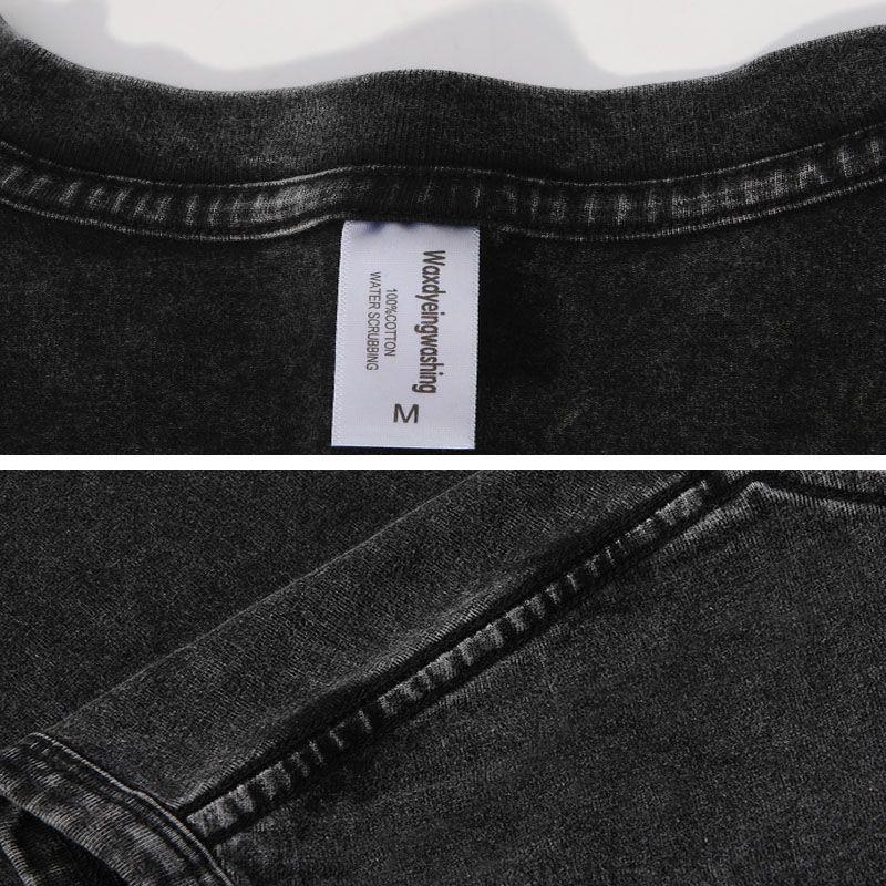 Men Washed Solid Color Round Neck Loose Sleeveless Tank Top
