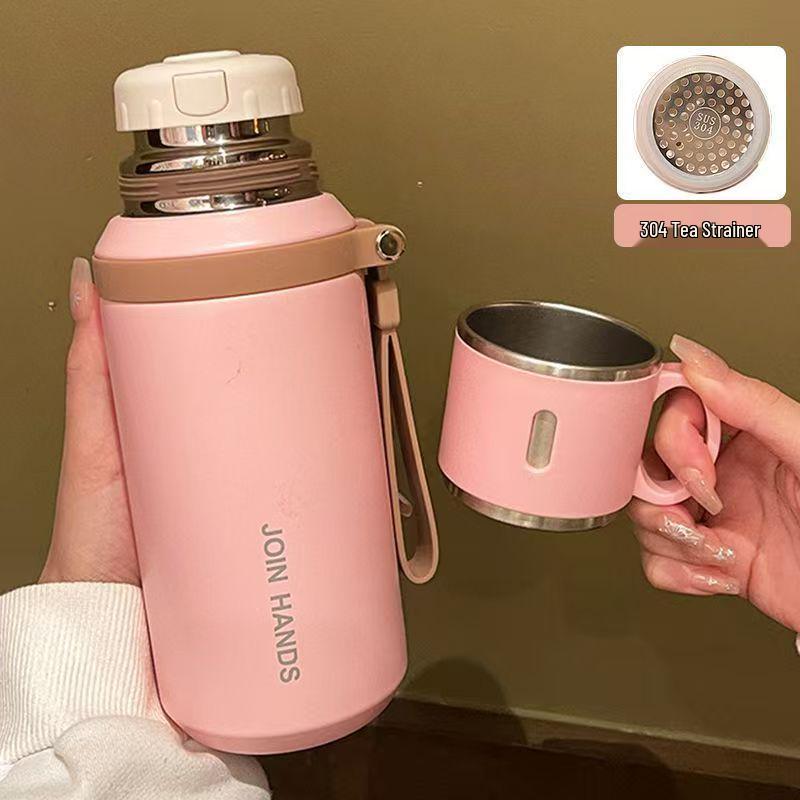 Large-Capacity 316 Stainless Steel Thermos with Tea Infuser