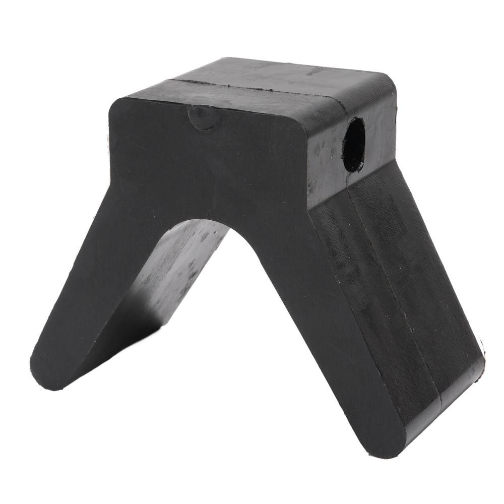 2PCS 2 In Trailer Boat Bow Stop Rubber V Shape Bow Stop Durable V Block Bow Stop  Boat Trailer