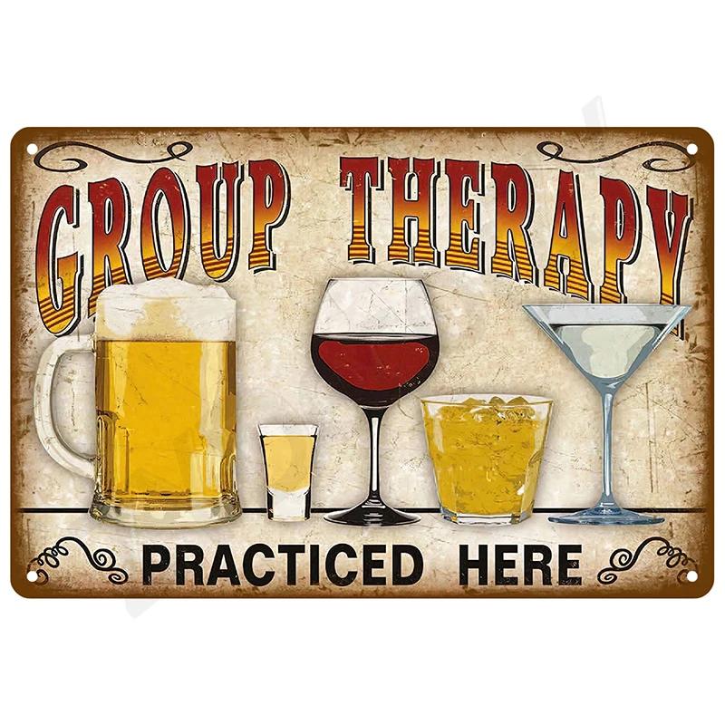 Vintage Metal Signs Plates Tin Sign Posters Man Cave Bar Retro Wall Art Mural Outdoor House Bathroom Home Room Decorations Decor