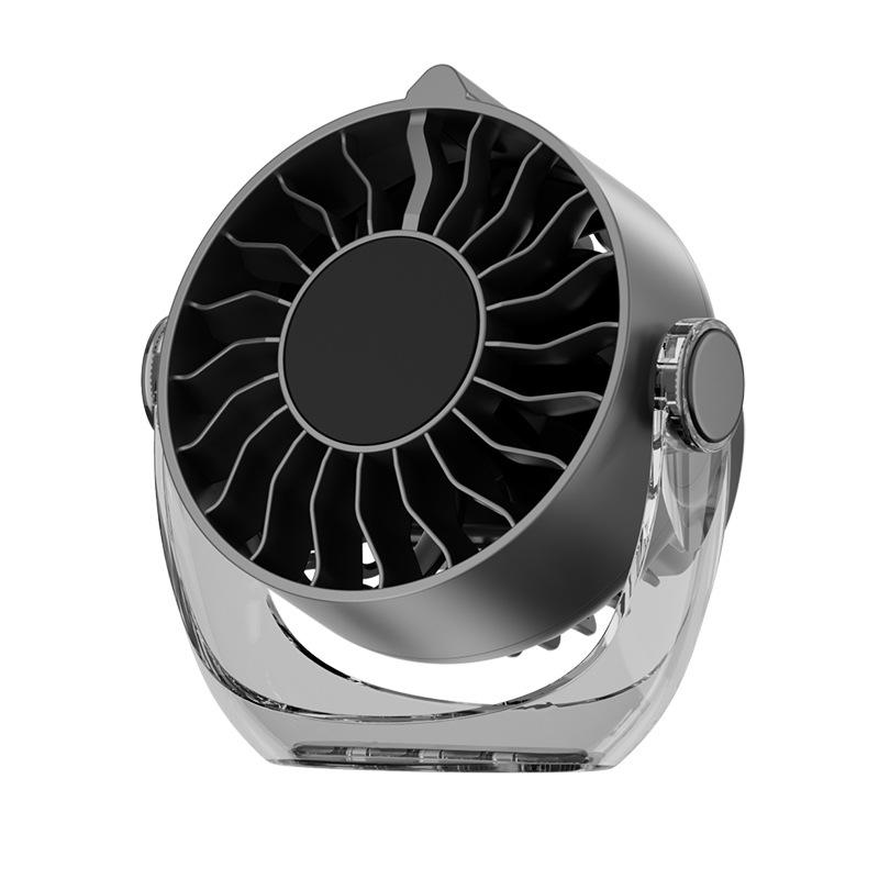 Compact High-Speed Desktop Fan with Silent Brushless Motor