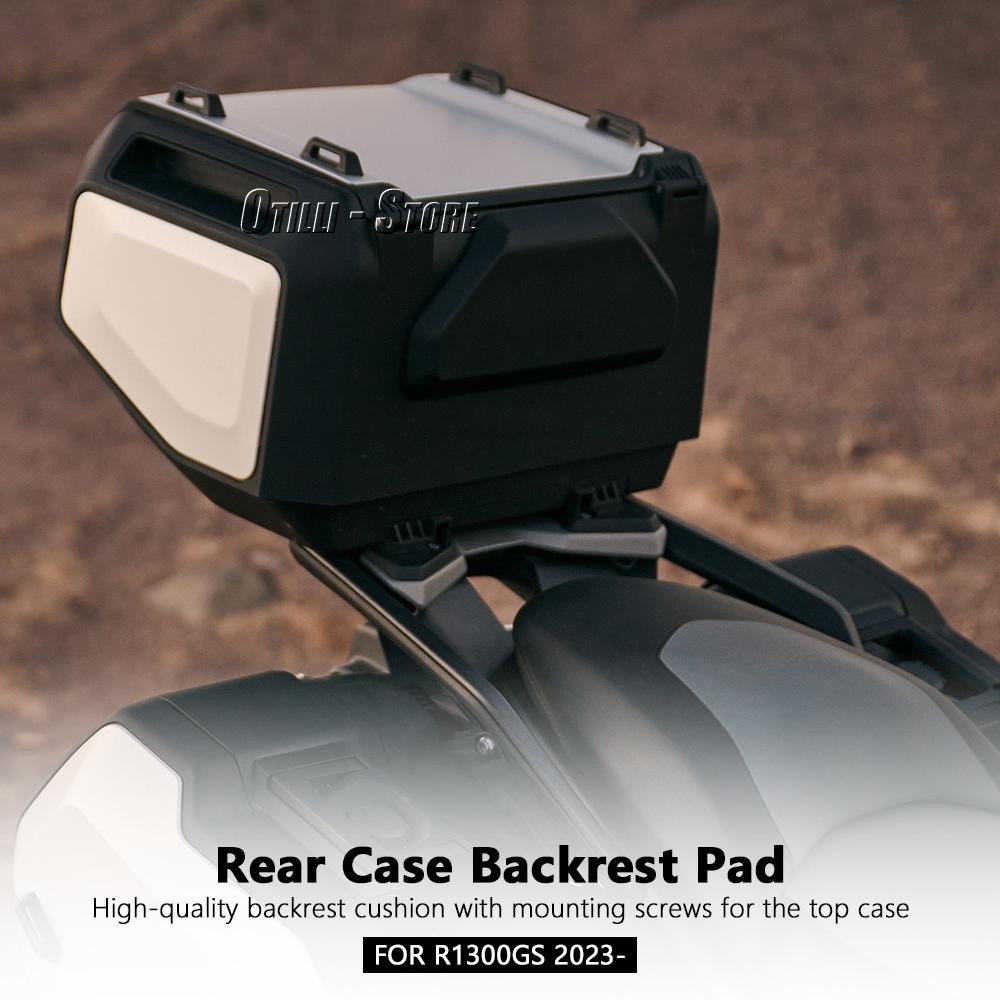 New Motorcycle Passenger Backrest Back Pad Trunk Shockproof Padded Rear Case Back Cushion For BMW R 1300 GS r1300gs R1300GS 2023