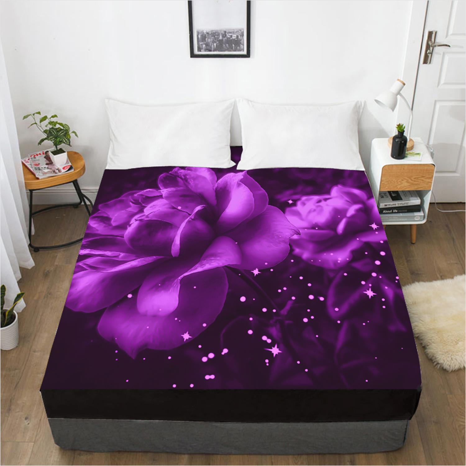 Простыня с розовым узором — фото 6