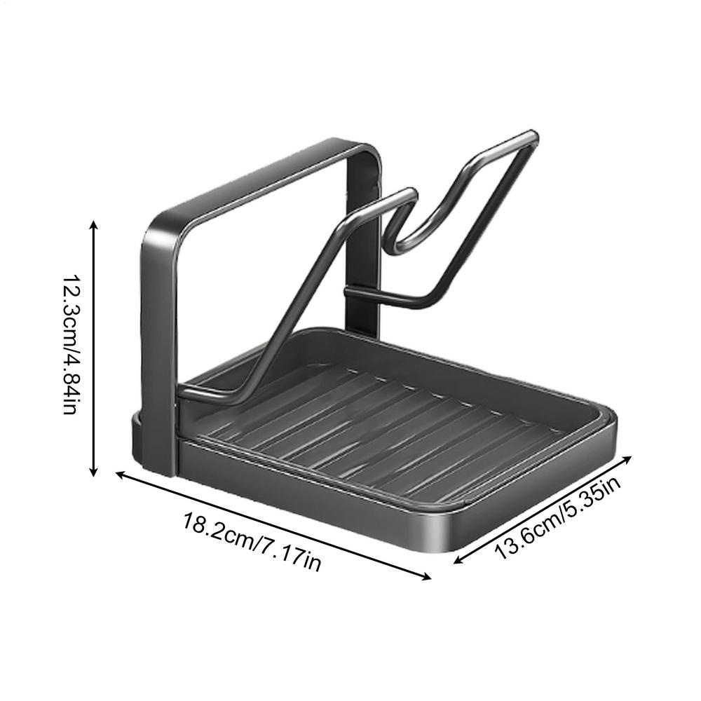 Pot Lid Rack Non-slip Draining Pot Lid Organizer Rest Stand SingleDouble Layer Kitchen Storage Rack Pan Lid Holder Multipurpose 3070₽