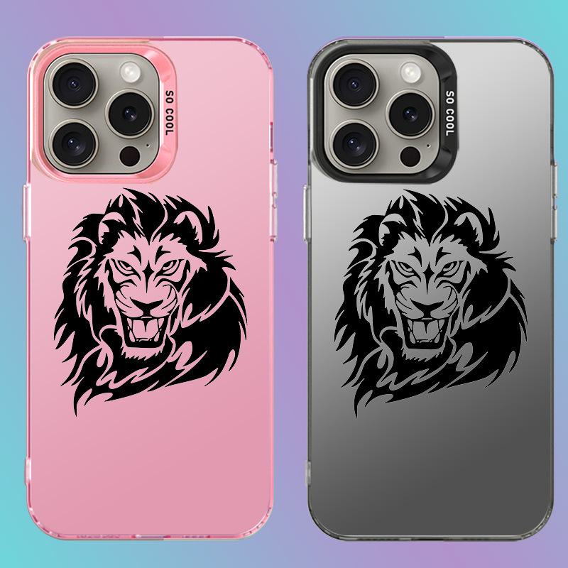 

Protective Lion Head Phone Case for iPhone 15 14 13 11 8 - Stylish and durable case to keep your iPhone safe from drops and scratches. X/XS