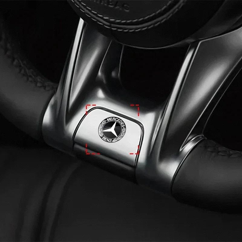 C200 E200 For Mercedes Benz Car Key Sticker Auto Control Keychain Emblem Accessories For Mercedes Benz AMG Smart W205 C300 W203