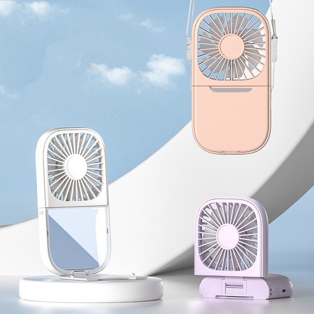 

Adjustable Portable Handheld Fan Low Noise Cooling Fan Hanging Neck Fan Household Dormitory фіолетовий