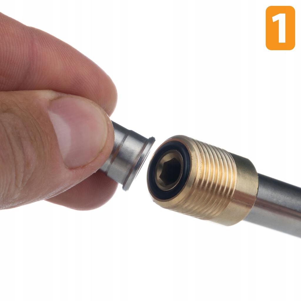 Rosfix Lanca Dysza Kątowa 90° 80 Cm – Kompatybilna Z Myjkami Karcher K2-K7 | Ciśnienie 160 Bar | Wymienna Dysza Płasko-Strumieniowa