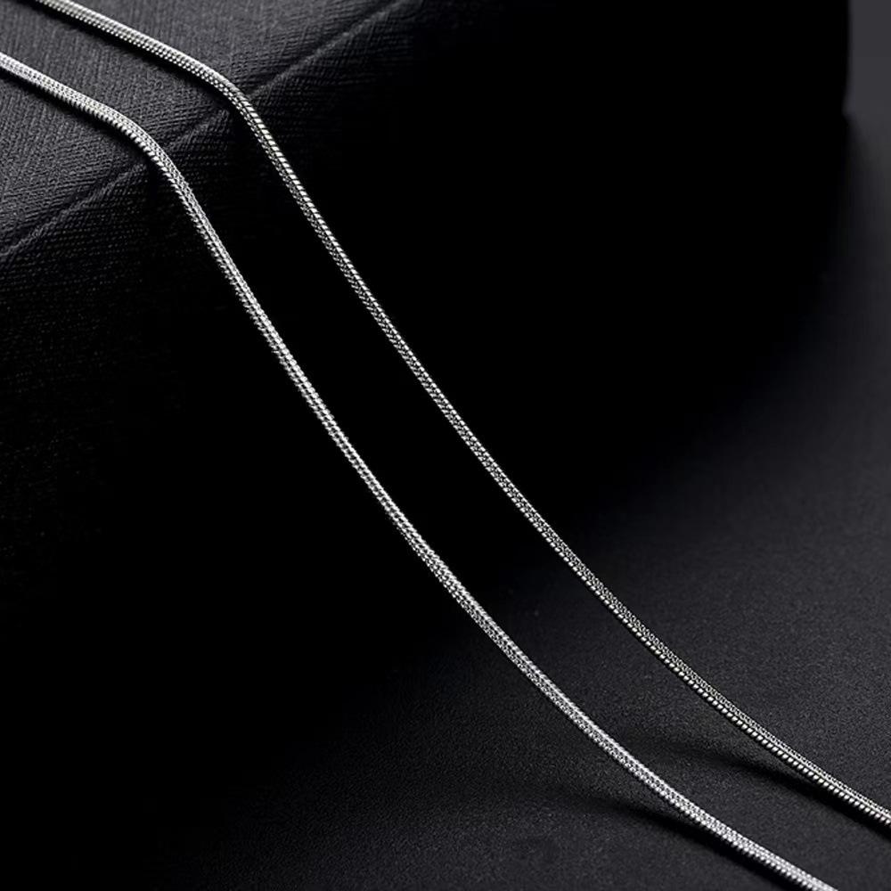 925er Sterling Silber Halskette Hohe Qualität Schlangenkette Modeschmuckketten Für Damen Herren Hochzeit Geburtstag Party Geschenk