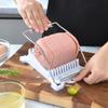 Luncheon Meat Fruit Cheese Egg Salad ABS Stainless Easy To Multifunctional Kitchen Home and Commercial White Slicer, Cutter, Slicer, Cutter, Tool,