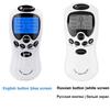 8-Mode Electric Tens Muscle Stimulator EMS Acupuncture Therapy for Face Body Pain Relief Massager Digital Electrostimulator