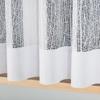 WIKTORIA - Ready-made jacquard curtain with a straight hem - 410x160 cm - white