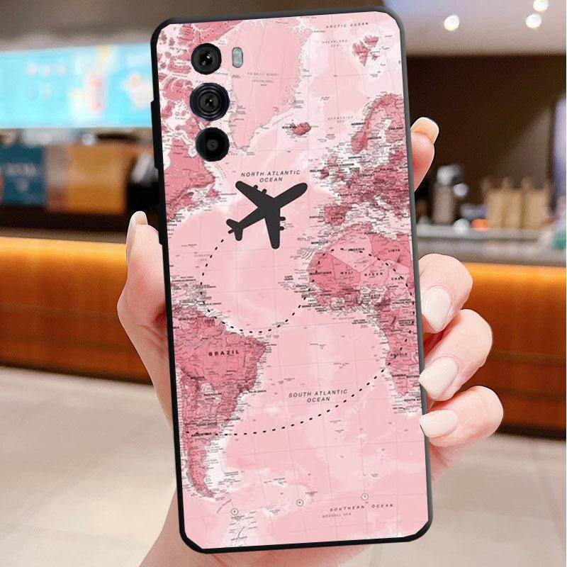 

Cute Airplane Phone Case For Motorola Edge 60 50 40 Pro 60 50 40 30 Ultra Neo Fusion Moto G Play G Stylus G Carcasas Moto Edge 40