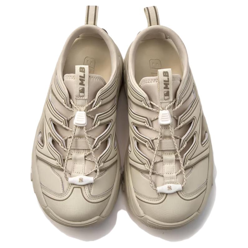 MLB New York Yankees Big Ball Chunky Field Mask Fashion Comfortable Non-Slip Breathable Water Shoes Unisex Shoes Beige 3ASDC0153-50CRS