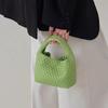Niche Handwoven Phone and Coin Crossbody Bag: Mother-Child Collection