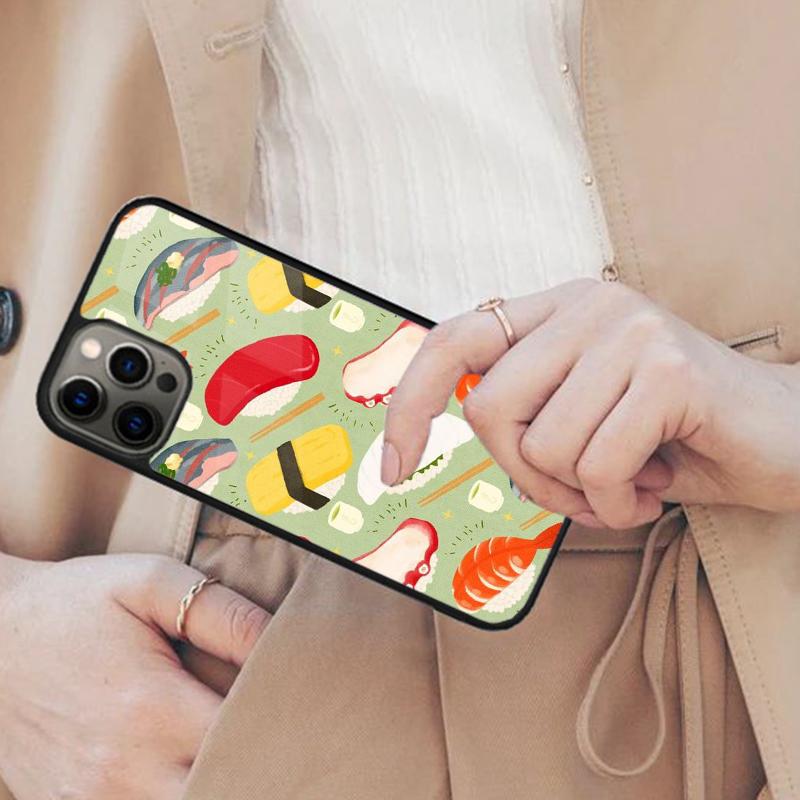 Sushi Food Magnetic Phone Case For APPLE iPhone 17 Air 16 14 13 12 Pro Max 15 Plus Wireless Charge With MagSafe Cover