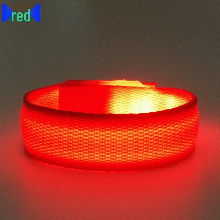 Customizable LED Fluorescent Flashing Wristband - Event Cheering Gift