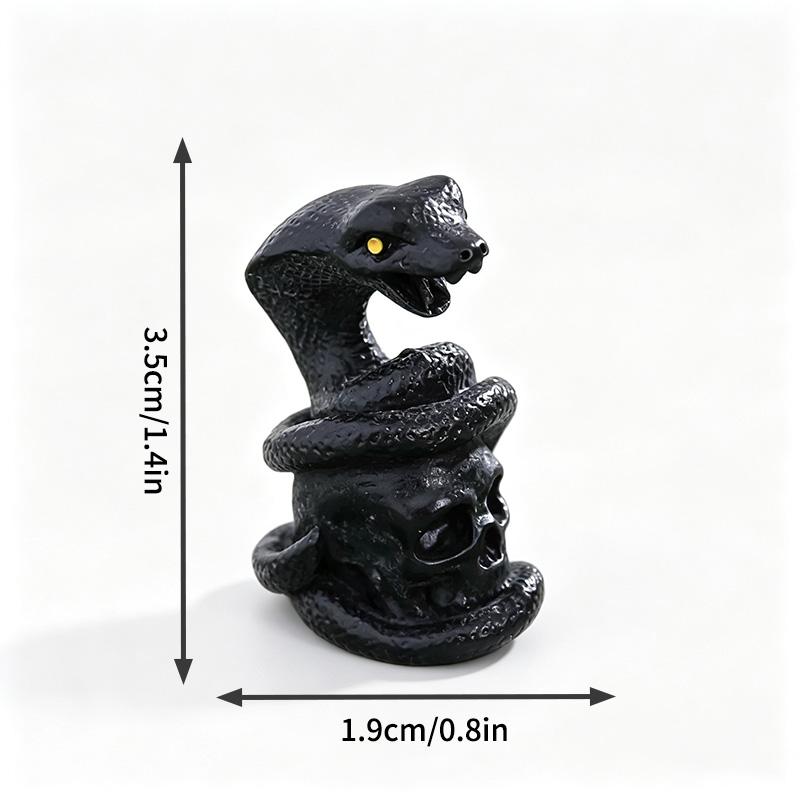 Halloween Decorations Skull Bat Mini Figurines Ornament Desktop Landscape Figurine Decoration