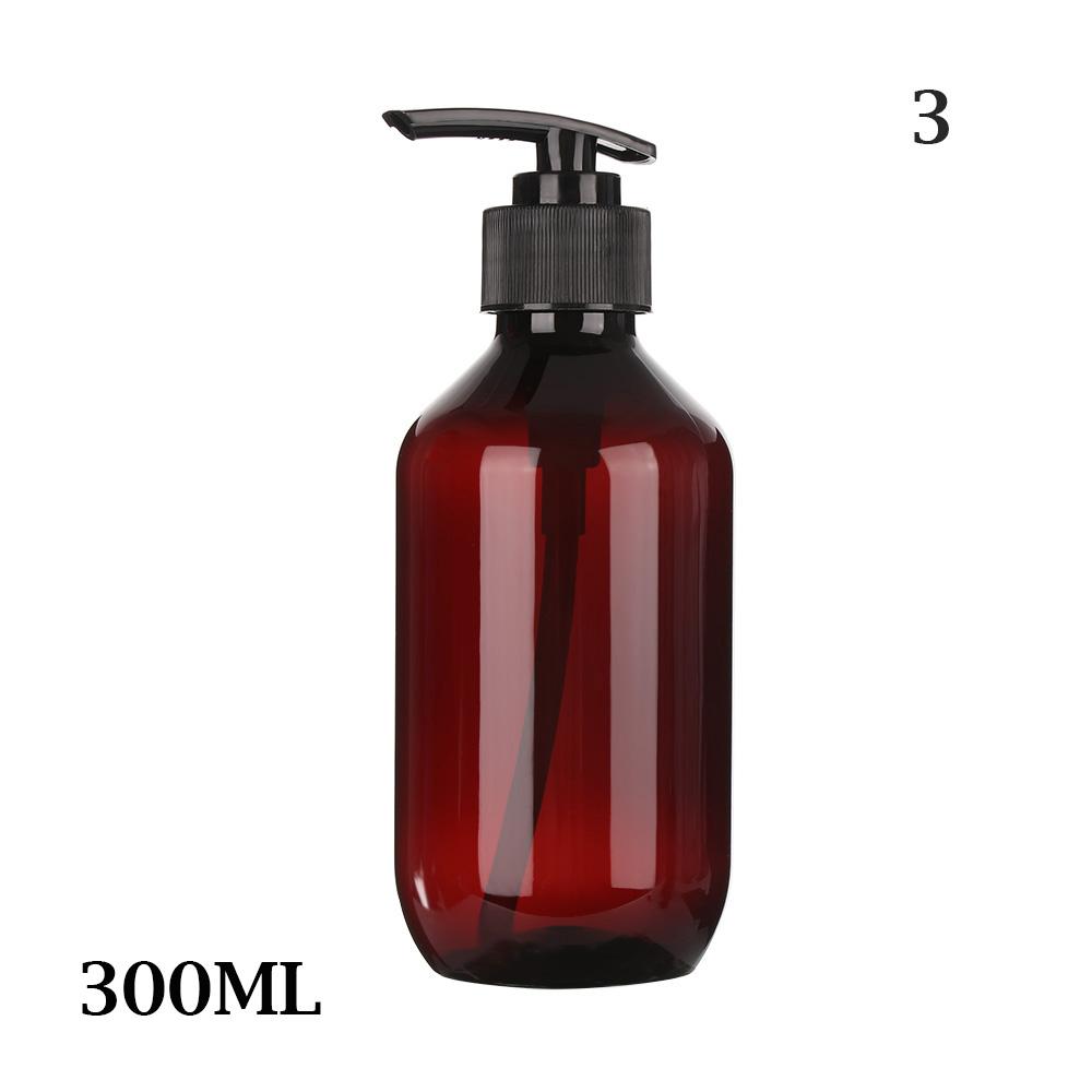 Shampoo Shower Gel Brown Pump Container Hand Sanitizer Soap Dispenser 100ml-500ml Liquid Storage Container Home Bath Supplies