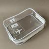 1pc Transparent Makeup Bag Travel Cosmetic Organizer Makeup Pouch Portable Beach Bags PVC Waterproof Toiletry Bag with Zipper