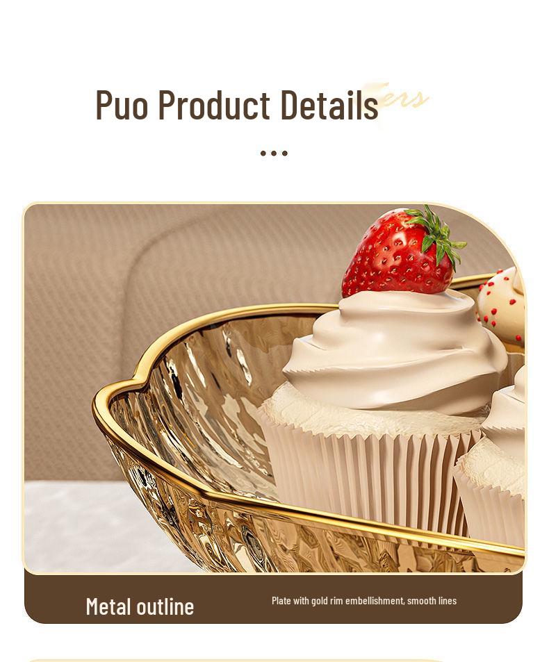 2025 Multi-Layer Fruit and Snack Display Plate for Home and Living Room