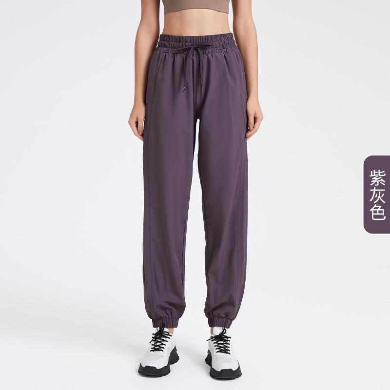 Womens Wide Leg Yoga Pants High Waist Cropped Joggers Quick Dry Athletic Leggings Gym Running Dance