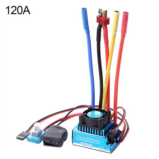 45A 60A 80A 120A ESC/3900KV Splashproof Brushless Motor for 0.0486111111111111 RC Car Truck