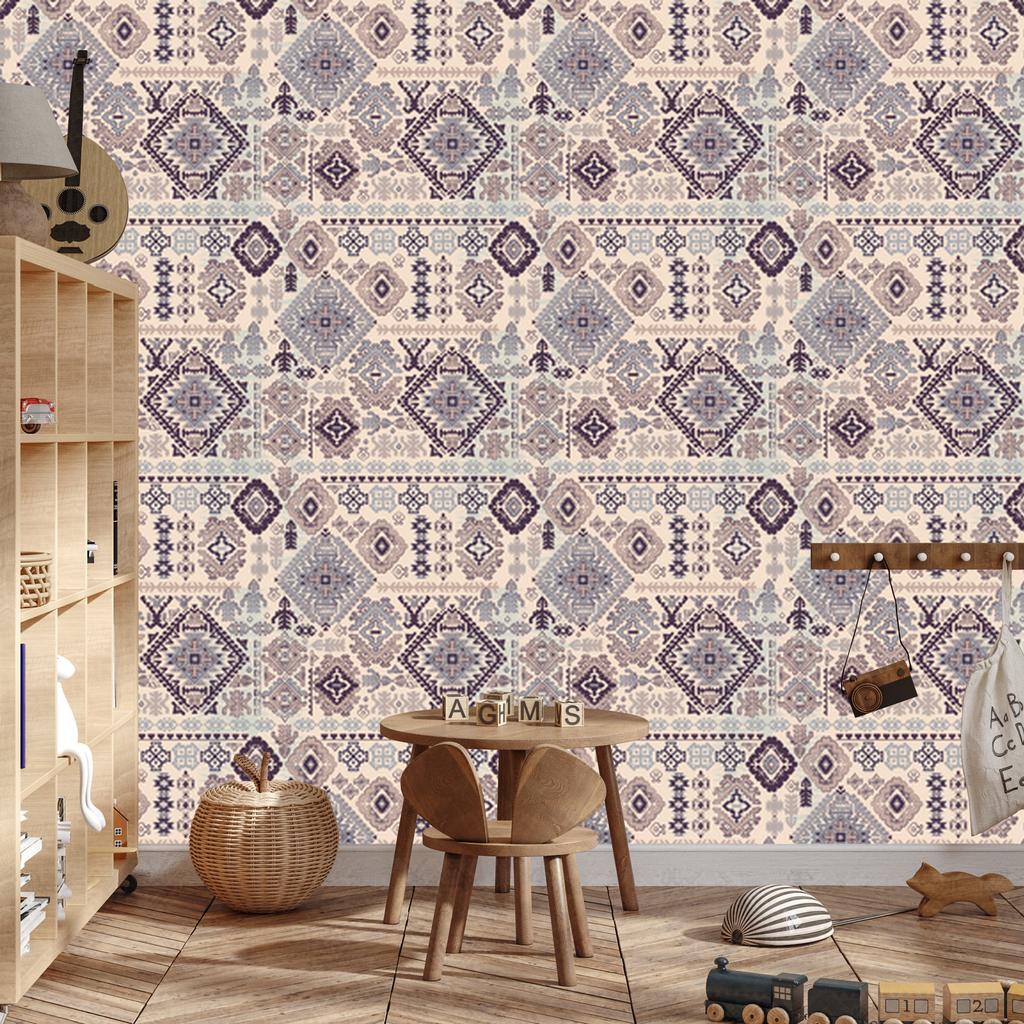 Wallpaper Traditional Indian Pattern for Living Room and Bedroom 50x1000