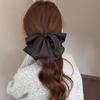 Korean Black Red Pearl Bow Hair Clips Shark Hair Claw Clip Hairpins Spring Clip  Ponytail Barrettes Hair Accessories