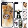 Krajews Animal Cattle Cow Watercolor Painting Phone Case For iPhone 17 Air 16 15 14 Plus 11 12 13 Pro Max Coque