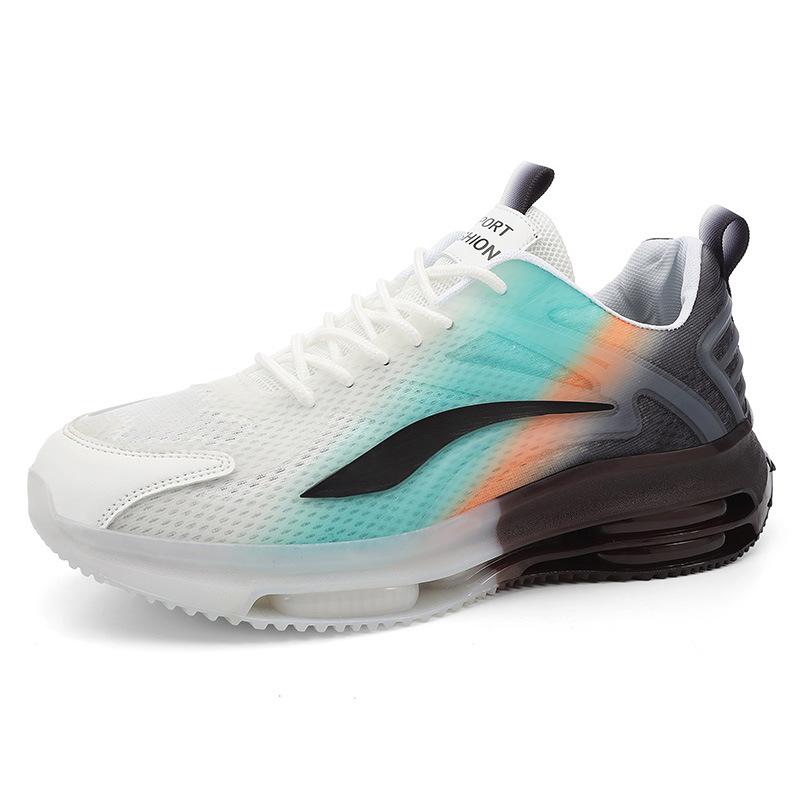 Men's shoes Four seasons mesh breathable trend versatile casual youth running casual fashion non-slip heightening dad shoes