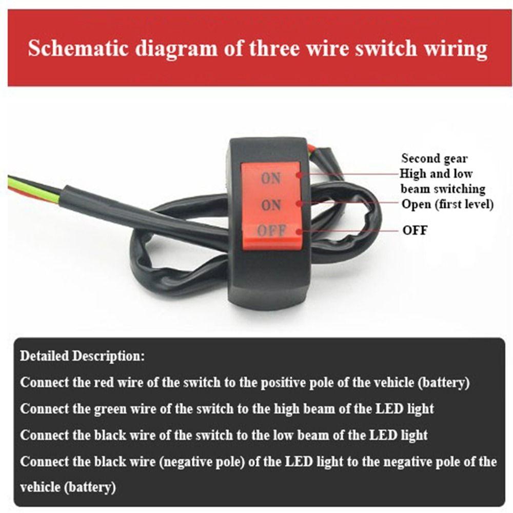 Plastic Motorcycle Modification Switch 2 Styles Electric Vehicle Parts  Electric Bike Accessories