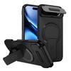 KEYSION Shockproof Magnetic Case for iPhone Air Slide Camera Protect Kickstand Wireless Charging Phone Cover for iPhone 17 Air
