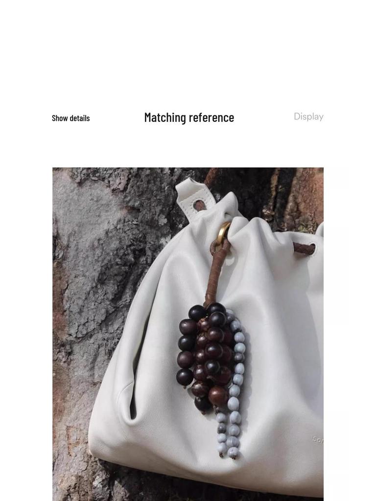 Wunsch erfüllen: Handgemachter Bodhi Schlüsselanhänger & Anhänger im chinesischen Stil für Taschen