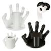 Hand-Shaped Tissue Holder Resin Toilet Paper Roll Stand Easy Installation Bathroom Kitchen Napkin Organizer