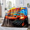 Truck Theme Printed Blanket - Perfect for Couch, Bed, Travel & Outdoor Use | Machine Washable, Cozy & Durable.