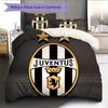 Juventus Sada povlečení Přikrývka Povlak na přikrývku Povlak na polštář Domácí dekorace Narozeninový dárek (1 * povlak na peřinu + 2 * povlak na polštář, bez jádra)