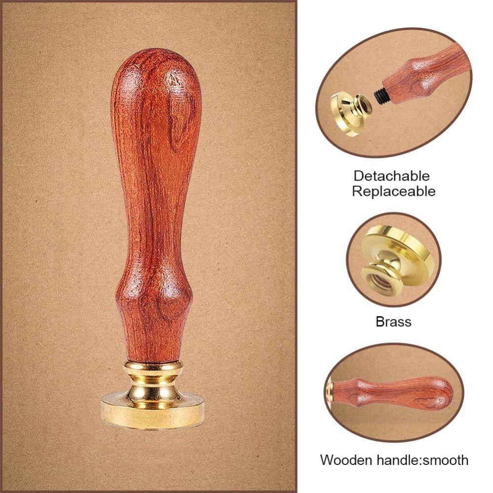 8/10/12Pcs Retro Wax Seal Stamp Head Kit Enamelled Seal Heads  Invitations Cards Envelopes
