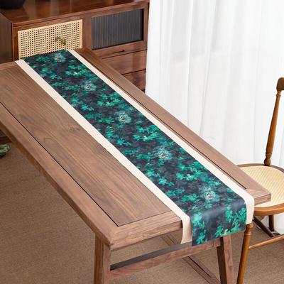 Handun New Chinese Style Zen Waterproof Tea Table Runner