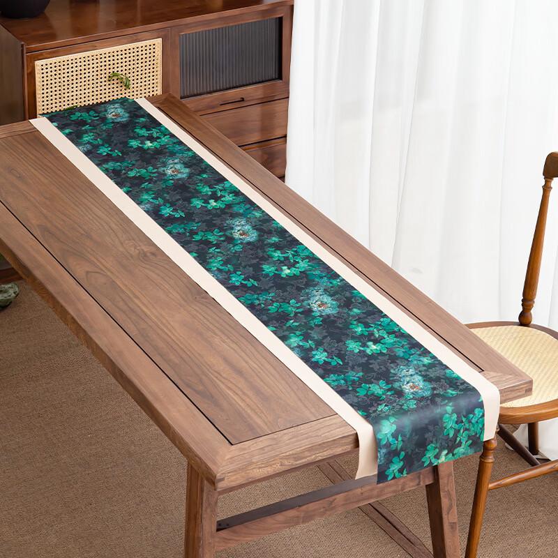 Handun New Chinese Zen Style Waterproof Tea Mat Runner