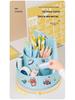 Rotating Pen Holder & Desktop Clock Organizer for Students and Offices