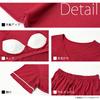 JANJAM Plus Size Loungewear with Cups and Size LL Women's Two-Piece Set T-Shirt Shorts, Black,