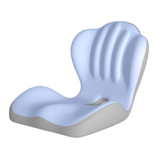 Ergonomic Seat Cushion with Back Support, High Density Memory Foam Office Chair Pad with U-Shaped Coccyx Relief, Breathable Car Seat Cushion for Home