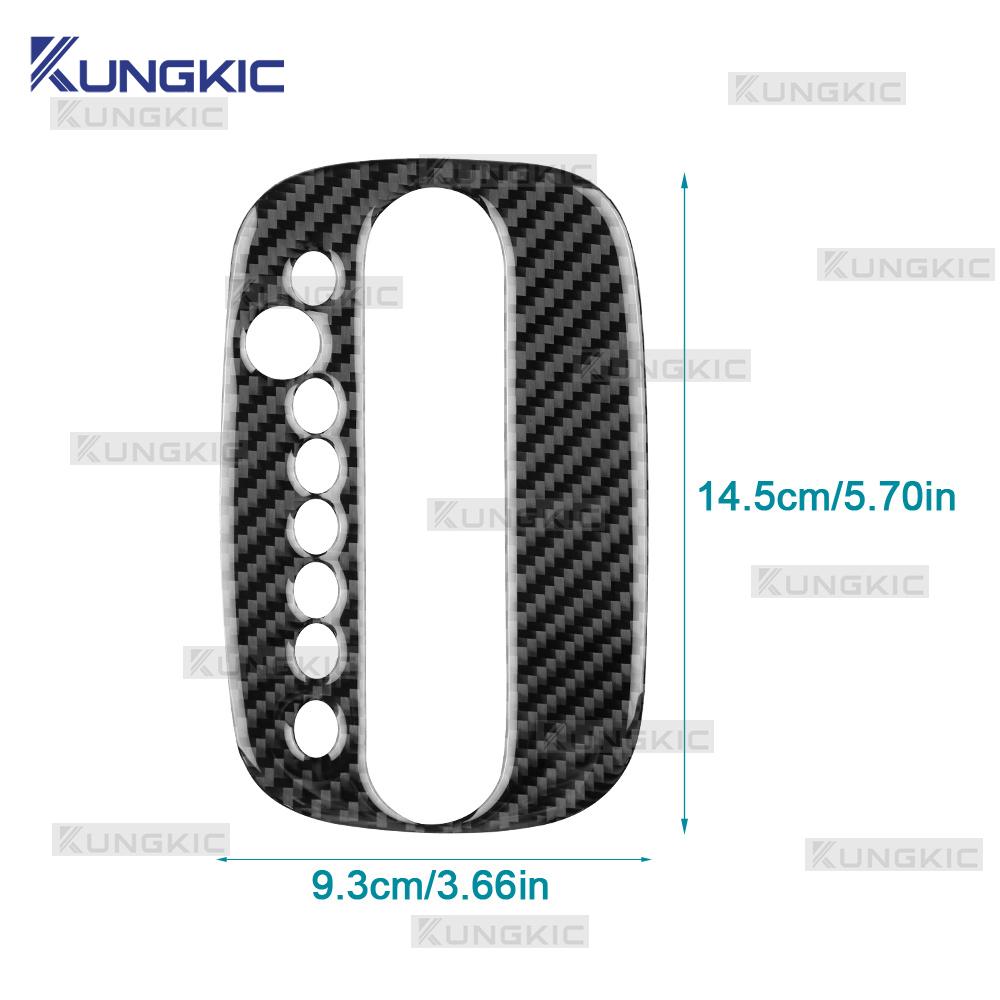 Carbon Fiber Style Gear Shift Panel Sticker for Seat Leon MK1 1M 1999-2004 Interior Accessories