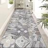 Modern Luxury Long Corridor Carpet Anti Slip Hallway Runner Rug for Hotel Home Porch Entry Decoration Floor Mat