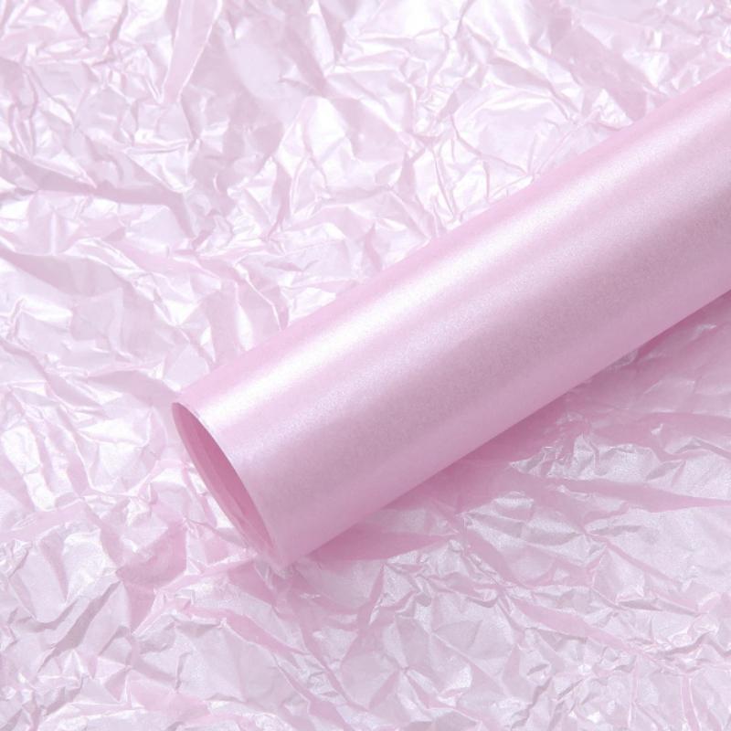 Interlining Paper Flower Bouquet Packaging Pearlescent Papers Pleated Waterproof Strong Material Wedding Birthday Gift Party Decoration DIY Paper