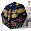1pc Moth Artwork Automatic Folding Umbrella. Portable Collapsible Design, Best  Birthday Festival Gift Yy250924176