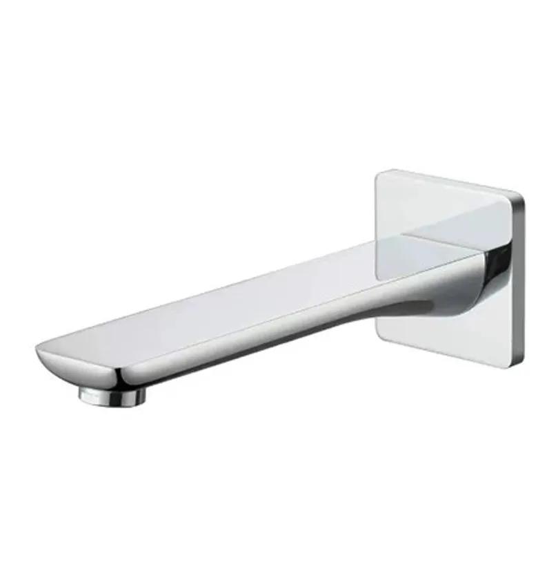 Chrome or brushed gold or gray Brass Bath Tub Shower Mixer Bath Faucet Spout Wall Outlet Black Faucets Spout Replacement Spout