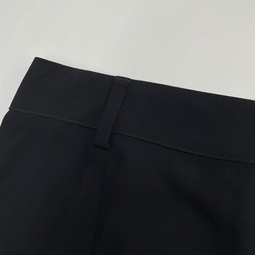 Off-White OWCA078F18A71053 Black High Waist Over Wide Pants Bottoms 36 blackUsed