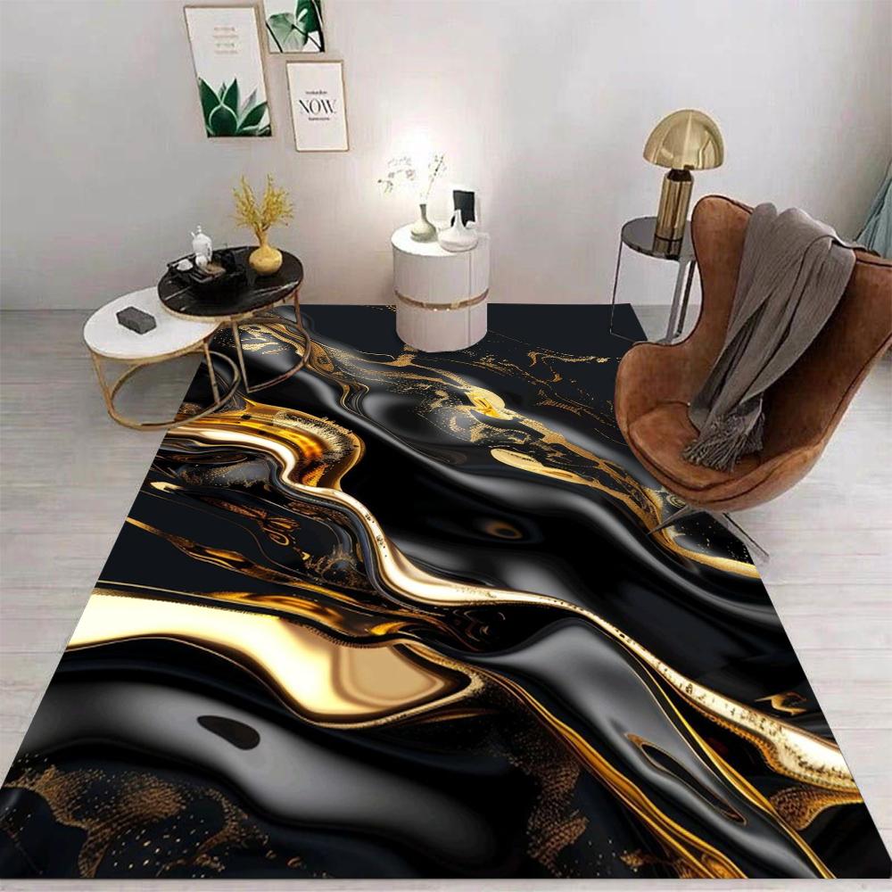 

Роскошный абстрактный мраморный ковер для гостиной, дивана, домашнего декора, большие ковры, нескользящий, для спальни, прикроватный, коврик для пола под журнальный столик 40x60cm16x24in